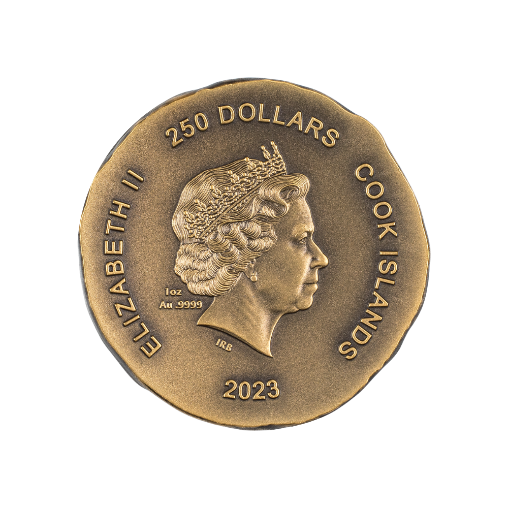 ATHENA'S OWL Numismatic Icons 1 Oz Gold Coin $250 Cook Islands 2023