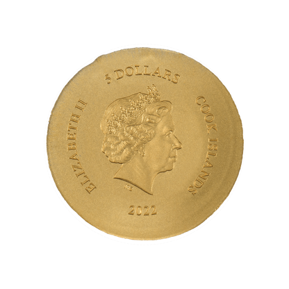 ATHENA’S OWL Numismatic Icons Gold Coin $5 Cook Islands 2022