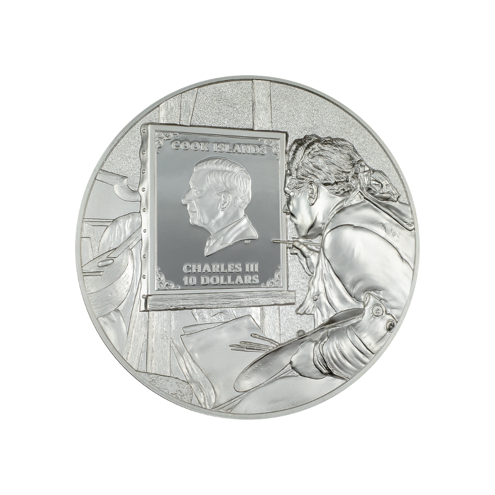 AUGUSTE RENOIR Masters of Art 2 Oz Silver Coin $10 Cook Islands 2024