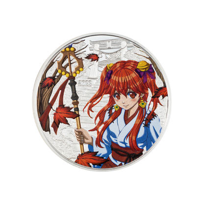 AUTUMN Manga 1 Oz Silver Coin $5 Cook Islands 2022