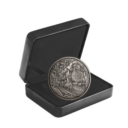 A Whimsical Tale: Steam Locomotive 3 Oz Fine Silver Coin Canada 2025 Royal Canadian Mint