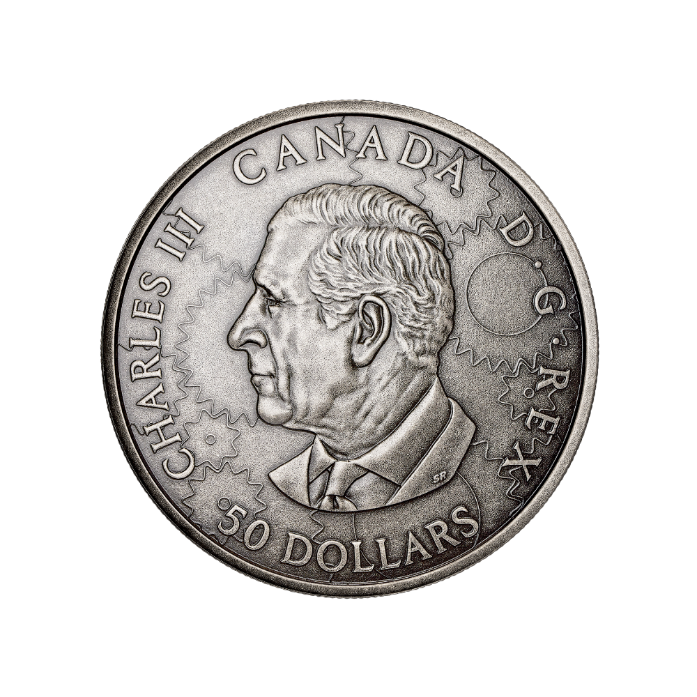 A Whimsical Tale: Steam Locomotive 3 Oz Fine Silver Coin Canada 2025 Royal Canadian Mint