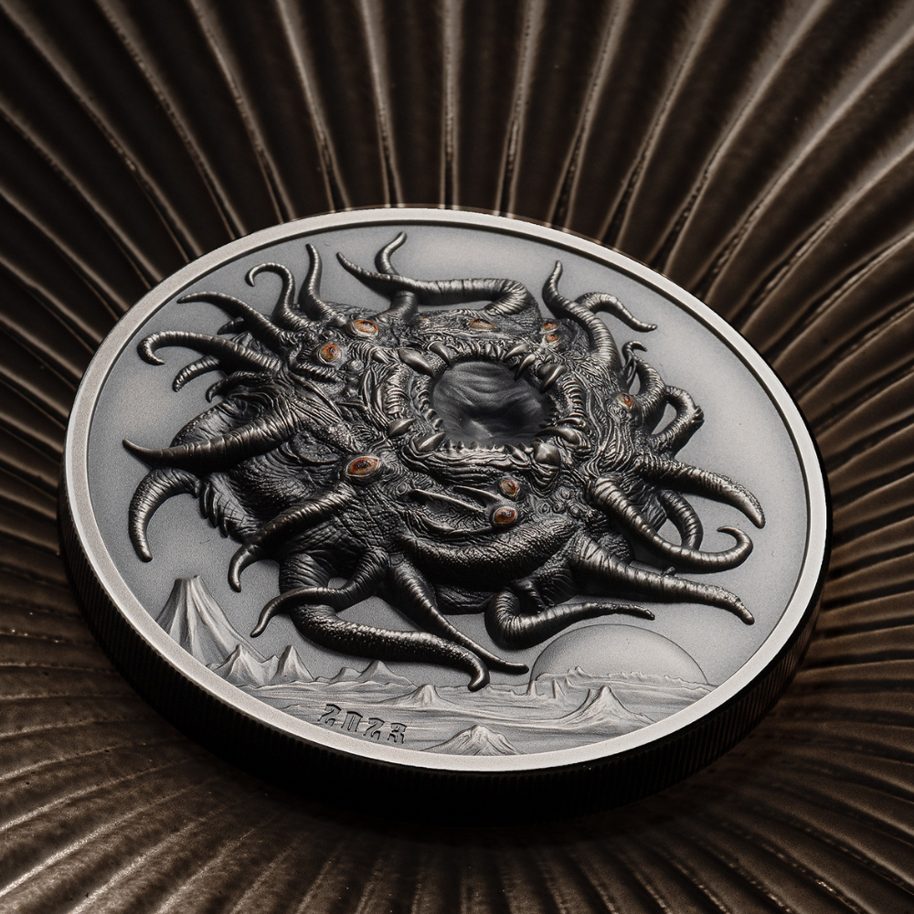 AZATHOTH Howard Phillips Lovecraft 3 Oz Silver Coin $20 Palau 2023