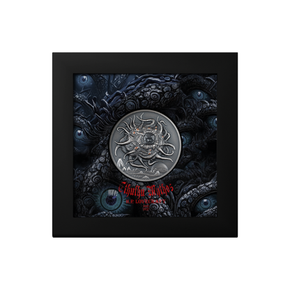 AZATHOTH Howard Phillips Lovecraft 3 Oz Silver Coin $20 Palau 2023