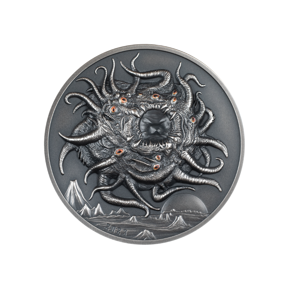 AZATHOTH Howard Phillips Lovecraft 3 Oz Silver Coin $20 Palau 2023