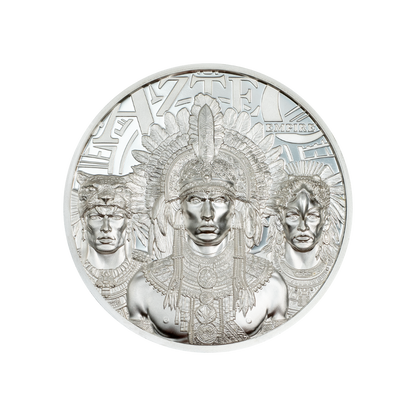 AZTEC EMPIRE 1 Oz Silver Coin $5 Cook Islands 2025