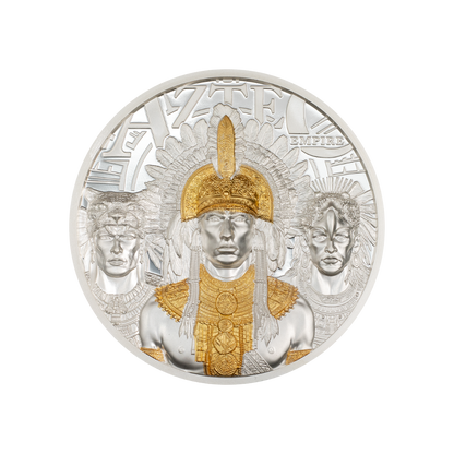 AZTEC EMPIRE 3 Oz Silver Coin $20 Cook Islands 2025