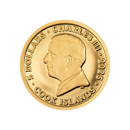 AZTEC EMPIRE Gold Coin $5 Cook Islands 2025