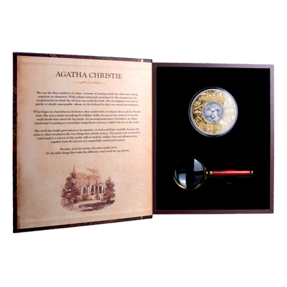 Agatha Christie Puzzle 5 Oz Silver Coin 2026