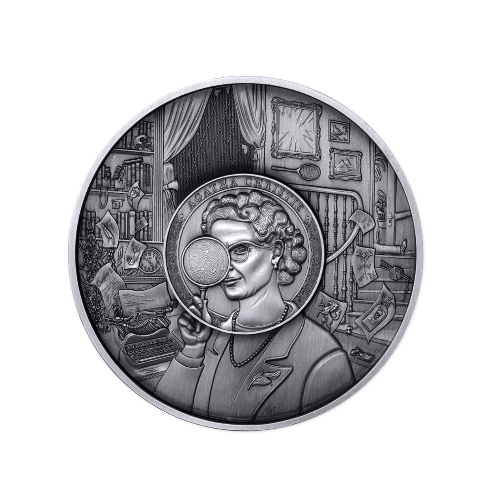 Agatha Christie Puzzle 5 Oz Silver Coin 2026