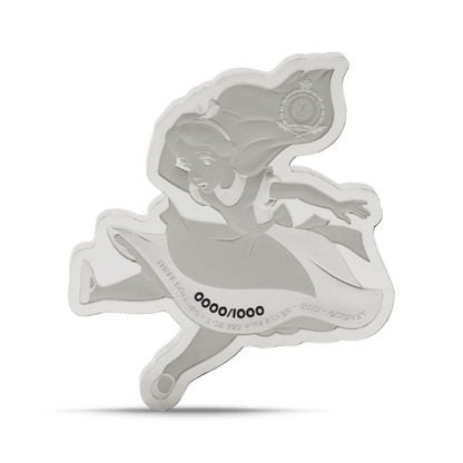 Disney Alice in Wonderland Alice Pure Silver Collectible obverse Agoro