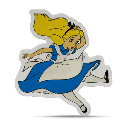 Disney Alice in Wonderland Alice Pure Silver Collectible reverse1 Agoro