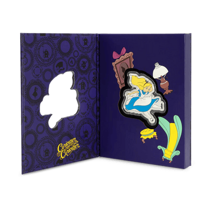 Disney Alice in Wonderland Alice Pure Silver Collectible box opened Agoro