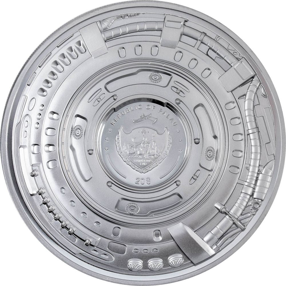 ALIEN Cyborg Revolution 3 Oz Silver Coin $20 Palau 2021