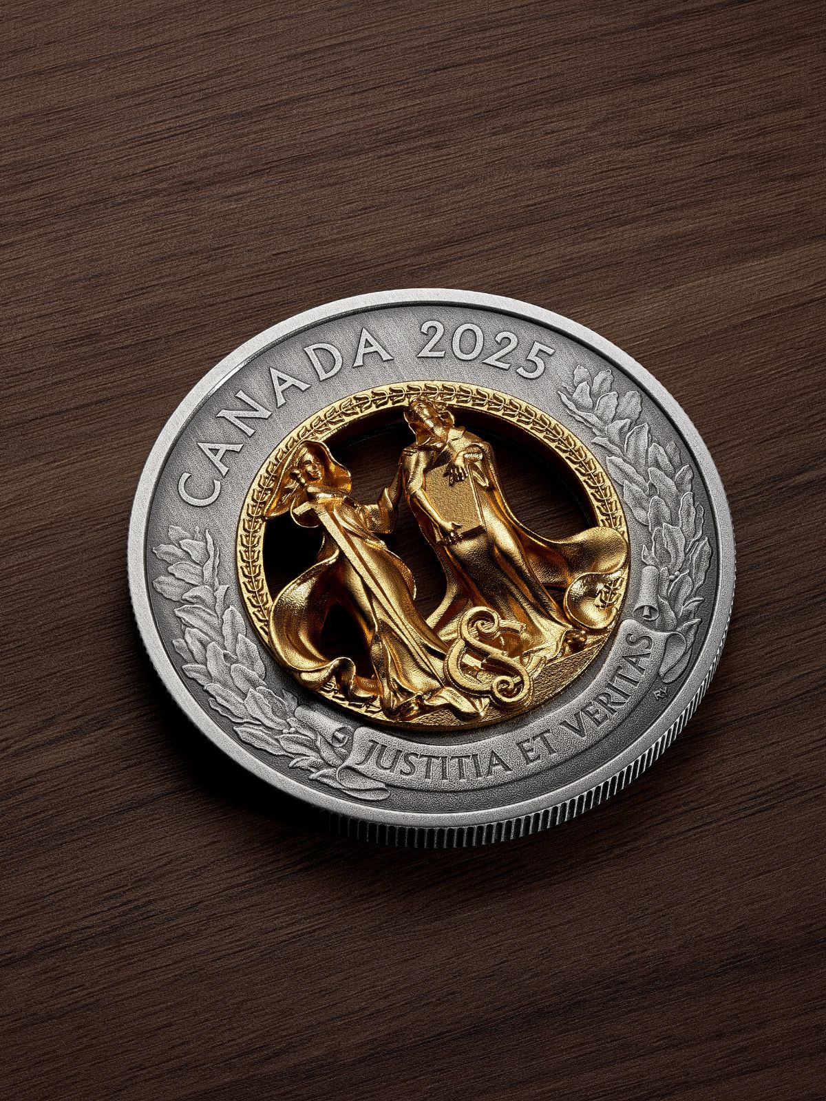 5 oz Allegories of Justice and Truth - Multidimensional Fine Silver Coin