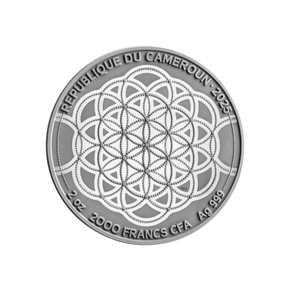 American Bison Patterns of The World 2 Oz Silver Coin 2025