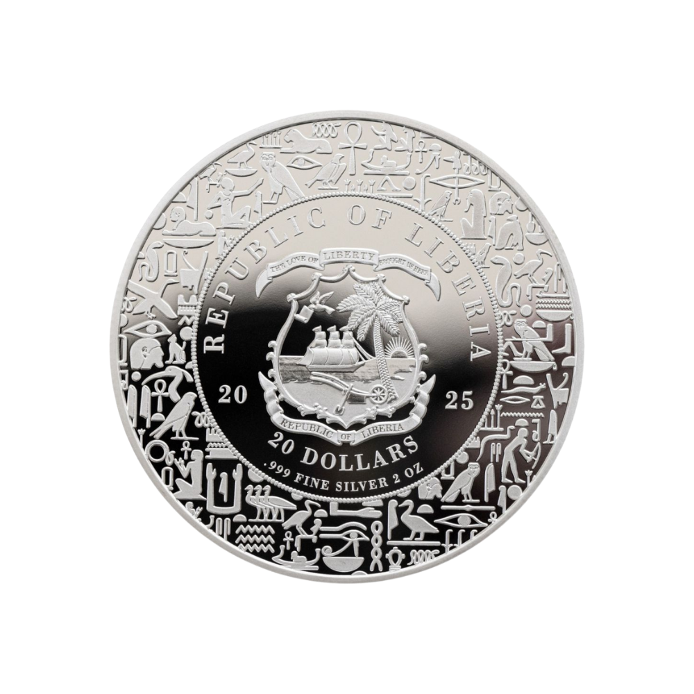 Anibus Egyptian Heritage Series 2 Oz Silver Coin 2025