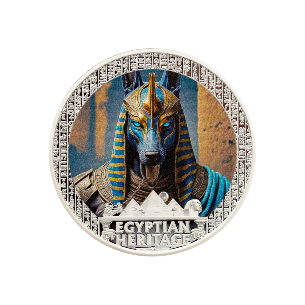 Anibus Egyptian Heritage Series 2 Oz Silver Coin 2025
