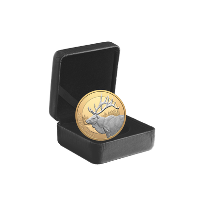 Animal Portraits Elk 1 Oz Fine Silver Coin Canada 2025