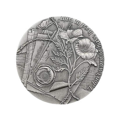 Anne Franks 1 Oz Silver Coin 2025 Power Coin