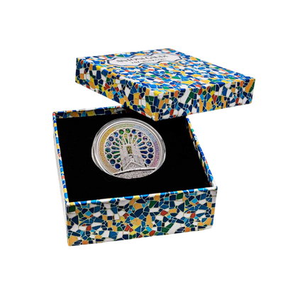 Antoni Gaudi 2 Oz Silver Coin 2026