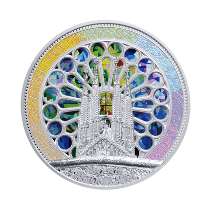 Antoni Gaudi 2 Oz Silver Coin 2026 MDM