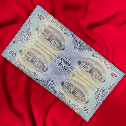 Aston Martin Auto Fantasy Note Limited Series Uncut Sheet of Four Notes pic2