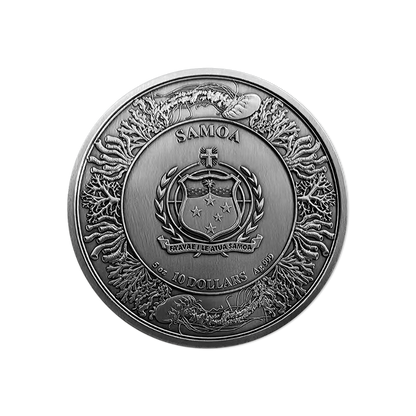Atlantis Sliding Door Technique 5 Oz Silver Coin 2025
