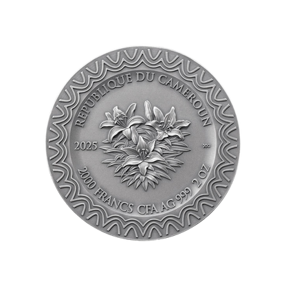 Aurora Celestial Beauty 2 Oz Silver Coin 2025