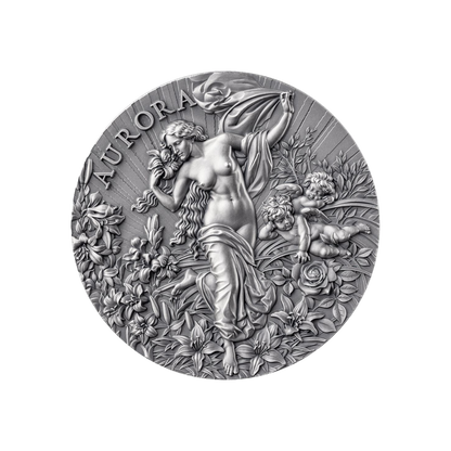 Aurora Celestial Beauty 2 Oz Silver Coin 2025