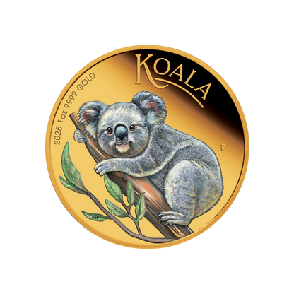 Australian Koala 1 Oz Pure Gold Coin 2025 perth mint 