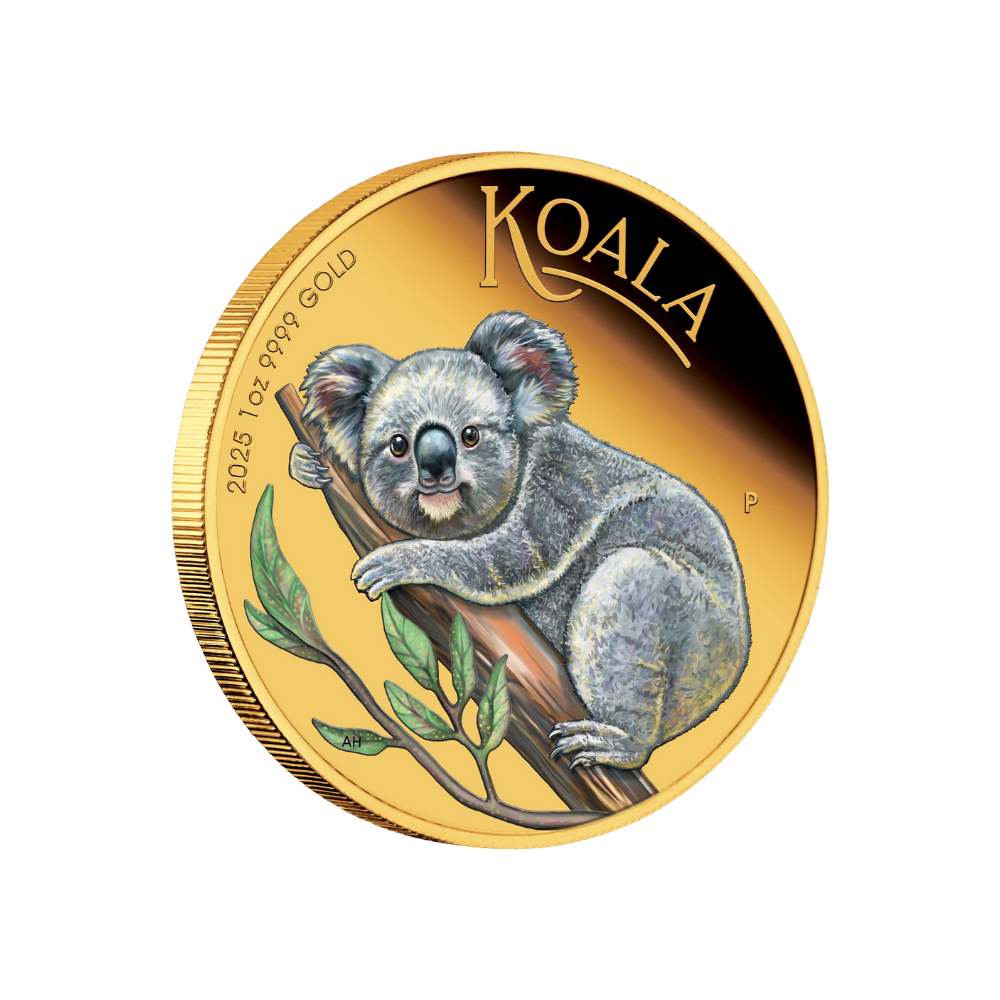 Australian Koala 1 Oz Pure Gold Coin 2025 perth mint 