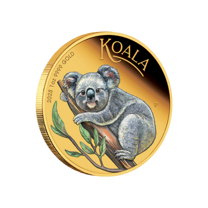 Australian Koala 1 Oz Pure Gold Coin 2025 perth mint 