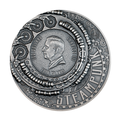Aviation Steampunk 1 Kg Silver Coin 2027 CIT COIN INVEST AG