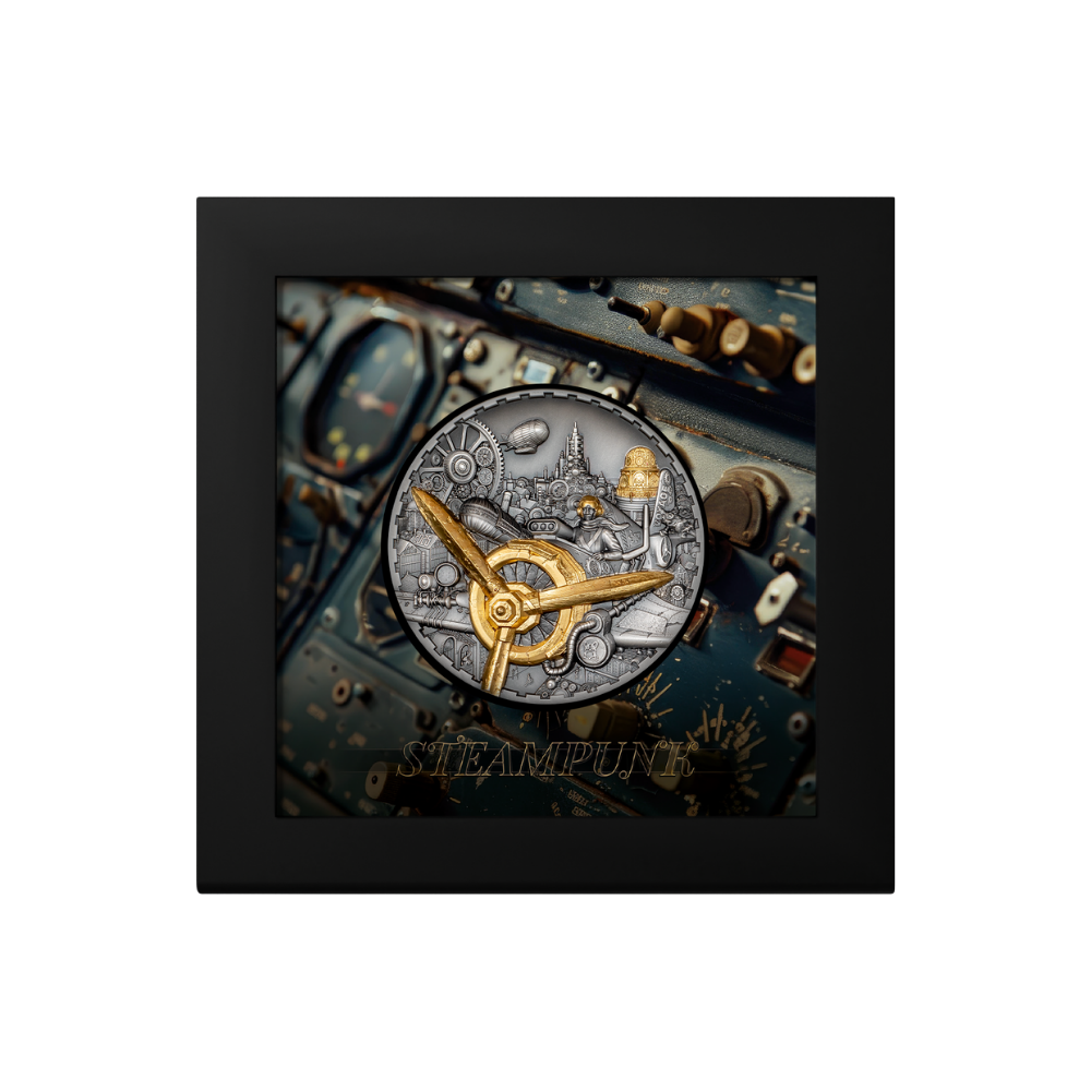 Aviation Steampunk 3 Oz Silver Coin 2025