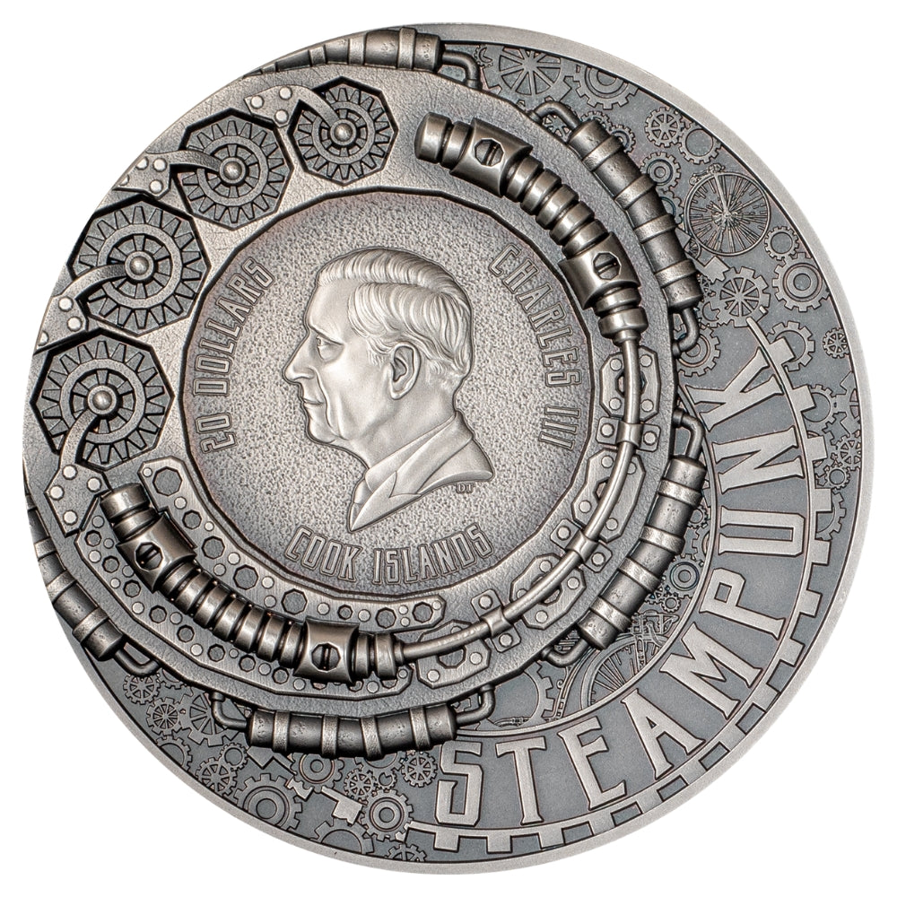 Aviation Steampunk 3 Oz Silver Coin 2025