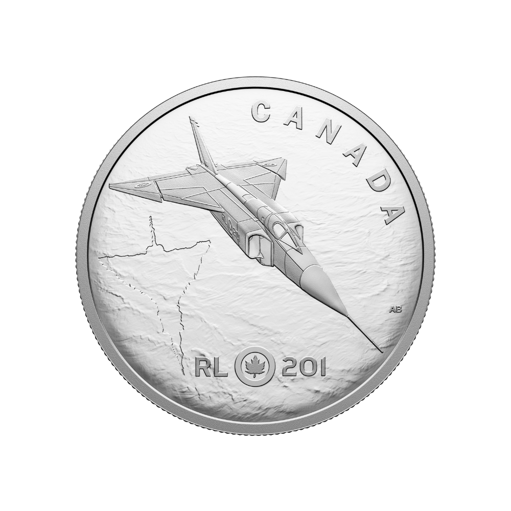 Avro Arrow 1 Oz Fine Silver Coin Canada 2025