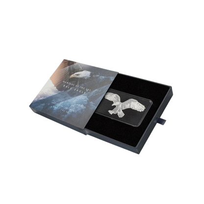 BALD EAGLE Hunters of the Sky 1 Oz Silver Coin $2 Solomon Islands 2019