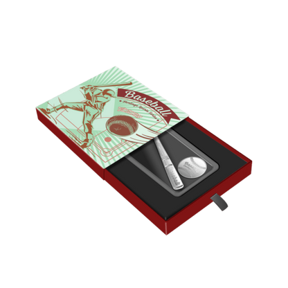 BASEBALL Heritage Sports Set 2 Silver Coins $1 Solomon Islands 2022