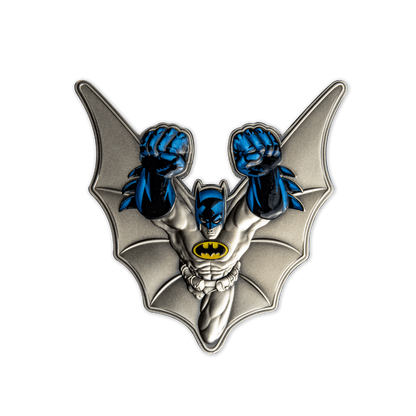 BATMAN 5 Oz Shaped Silver Coin $5 Barbados 2022