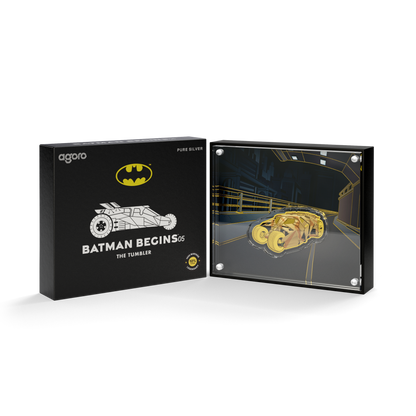 Batman Begins™ '05 The Tumbler Silver Collectible Coin Agoro