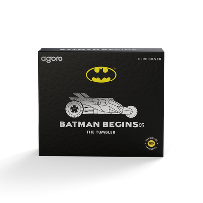 Batman Begins™ '05 The Tumbler Silver Collectible Coin Agoro
