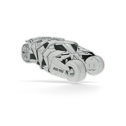 Batman Begins™ '05 The Tumbler Silver Collectible Coin Agoro