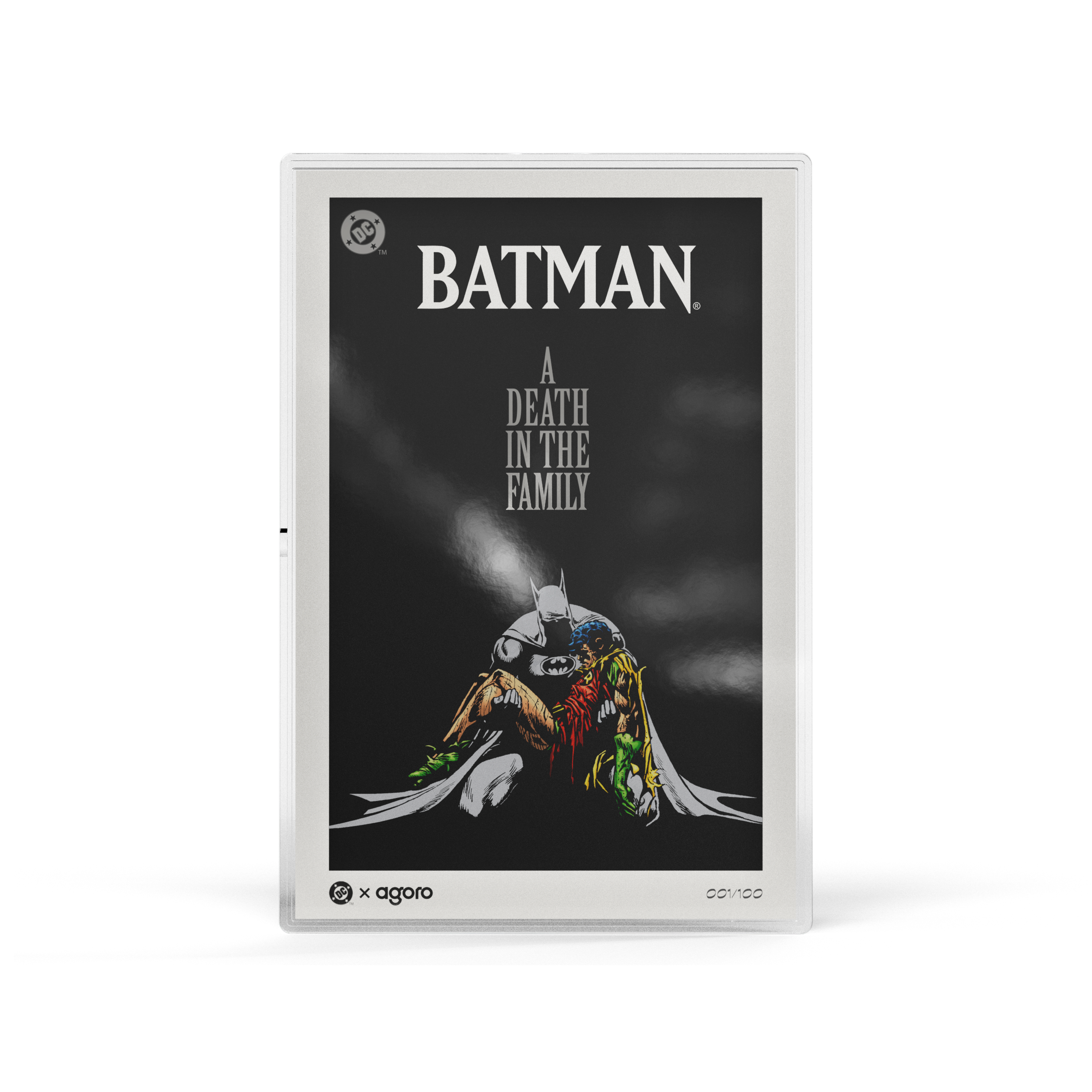 Batman: A Death in the Family Silver Collectible Foil Agoro