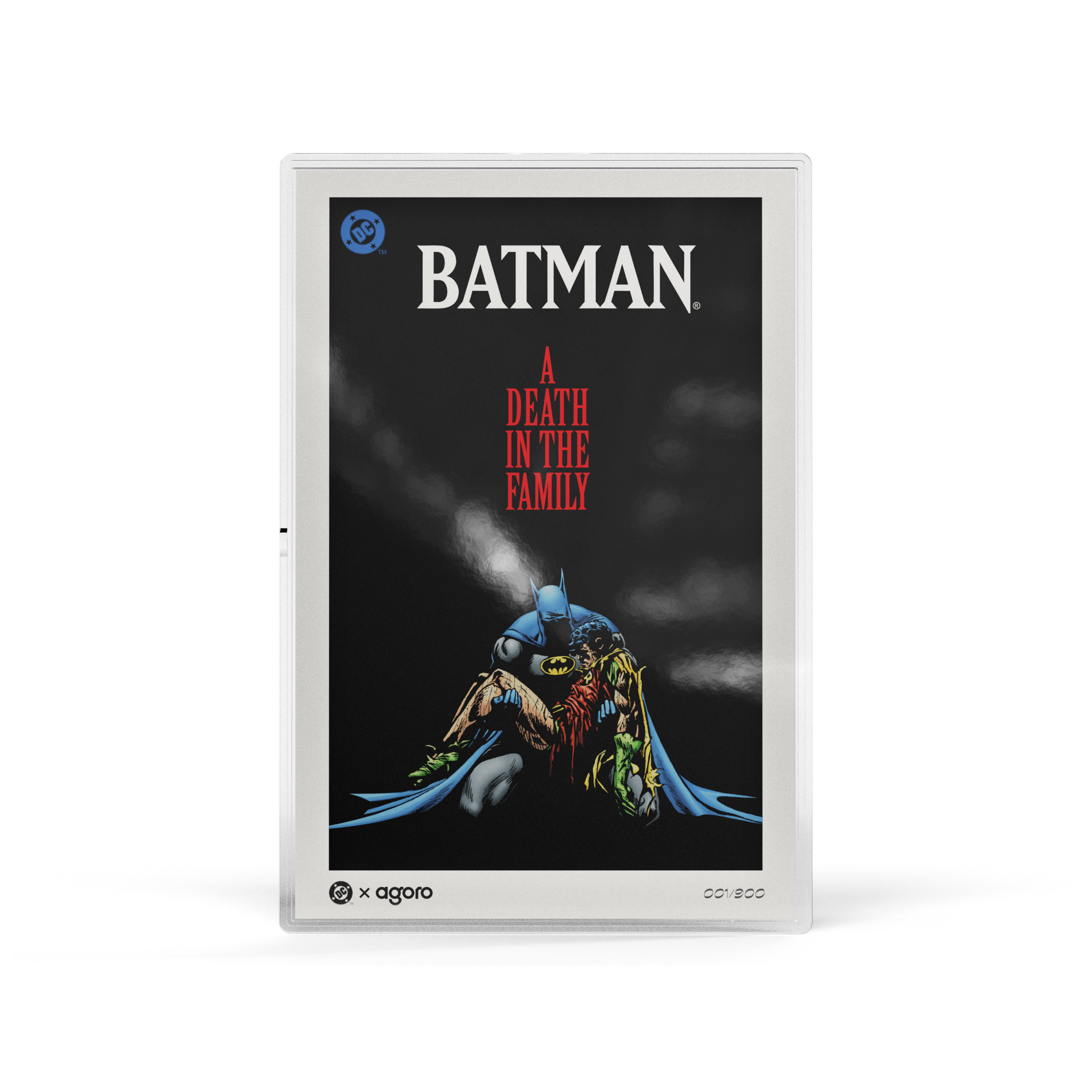 Batman: A Death in the Family Silver Collectible Foil Agoro