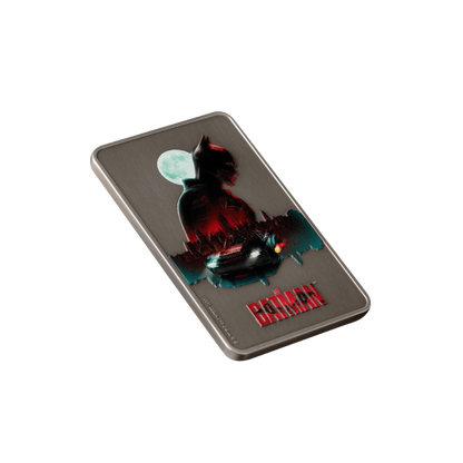 BATMAN Defending Gotham Bar 3 Oz Silver Coin $5 Barbados 2023