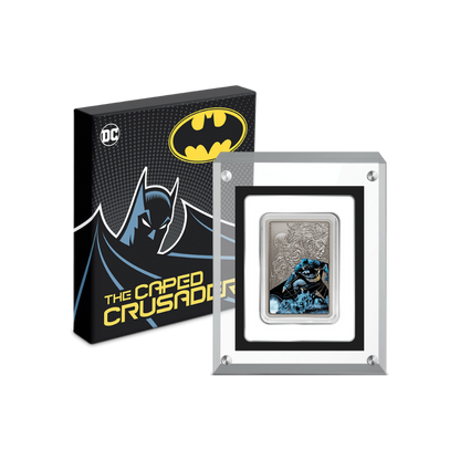 BATMAN HUSH Caped Crusader 1 Oz Silver Coin $2 Niue 2020