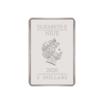 BATMAN HUSH Caped Crusader 1 Oz Silver Coin $2 Niue 2020