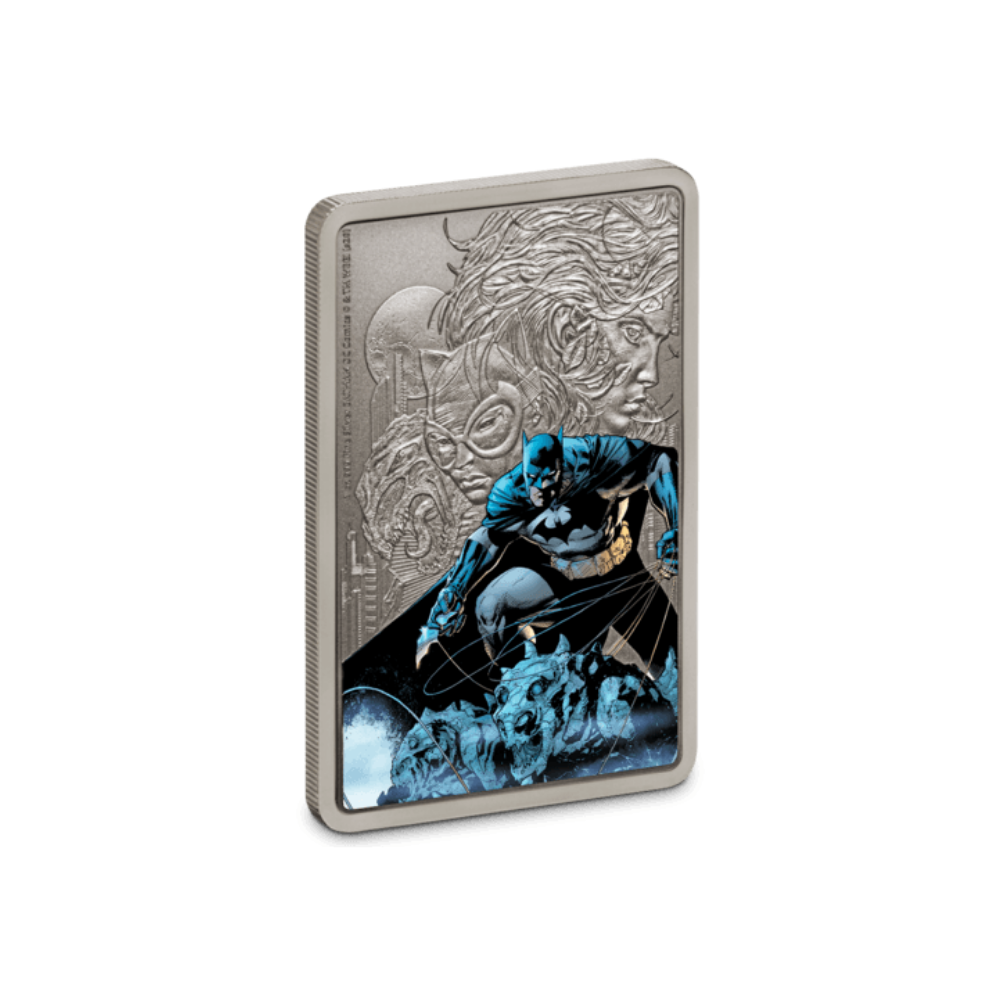 BATMAN HUSH Caped Crusader 1 Oz Silver Coin $2 Niue 2020
