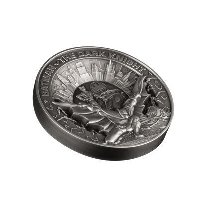 BATMAN The Dark Night 10 Oz Silver Coin $10 Barbados 2024